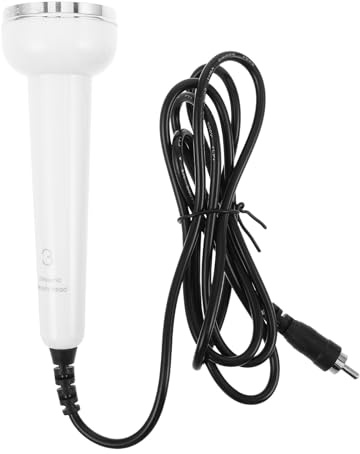 Ciieeo Sonda Térmica Ultrasónica para Cuidado Facial y Ocular, Cabezal de Color Claro para Limpieza Profunda, Masajeador Eléctrico Portátil para Piel y Cuello, Dispositivo de Belleza