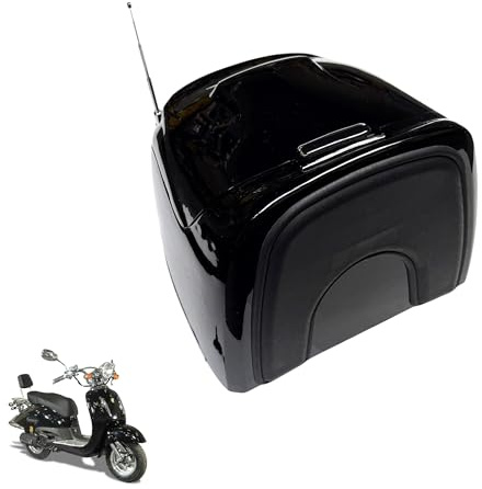 TOPCASE Koffer in schwarz für AGM ZNEN QT-E Retro Cruiser BAOTIAN YIYING QINGQI SHENKE SARO Sport Jinlun KREIDLER MOTINO REX RS LINTEX TAURIS Burnout NOVA Alpha Motors China Roller Easy Cruiser