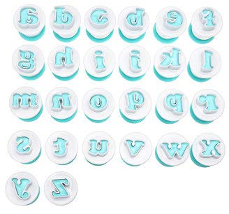 TuToy Alphabet Buchstaben Nummer Fondant Kuchen Ausstecher Plätzchenform Zuckerfertigkeit Dekorationen - # 2