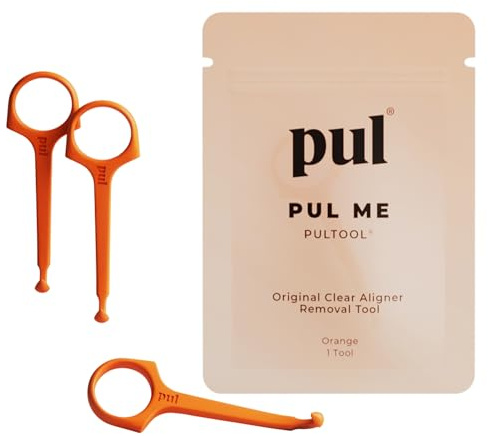 PUL Outil de retrait de l'aligneur PUL | Crochet sûr et hygiénique pour Invisalign et dispositifs de retenue | Conception douce sans BPA pour un usage quotidien | Paquet de 3