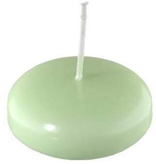 Kopschitz Schwimmkerzen Kiwi Grün 55 x Ø 80 mm, 8 Stück, XXL Schwimmkerzen