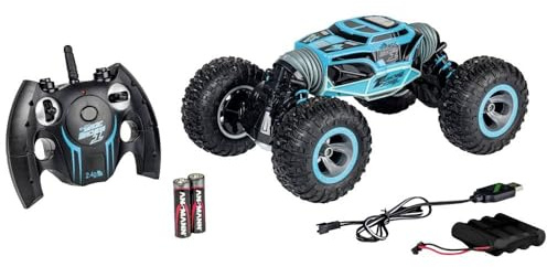 Carson 500404230-1:10 My First Magic Machine Azul 2.4G 100% RTR, Coche teledirigido, vehículo con radiocontrol, Incl. Pilas y Mando a Distancia