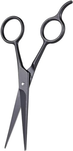 CrEev Haarschere Bartschere Haarschneideschere Haarschere Trimmer Augenbrauenknall Schnurrbartschere für Friseur Heimgebrauch Mini-Pflegeschere