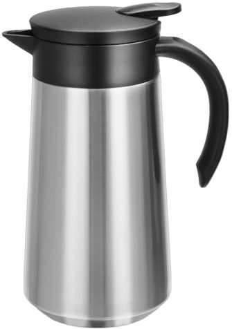 GearRoot 28oz Thermal Coffee Carafe Insulated Coffee Pot, Small Stainless Steel Coffee Carafes For Keeping Hot, Double Walled Insulated Vacuum Flask Pot for Tea Hot Water Coffee Beverage