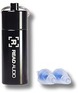 Ready-Fit Musicians Earplugs by Read Audio. High Fidelity 18dB Filtered Hearing Protection for Live Music, Gigs, Concerts, Motorbikes, Noise Sensitivity. One-Size-fits-All Soft Silicone earplugs.
