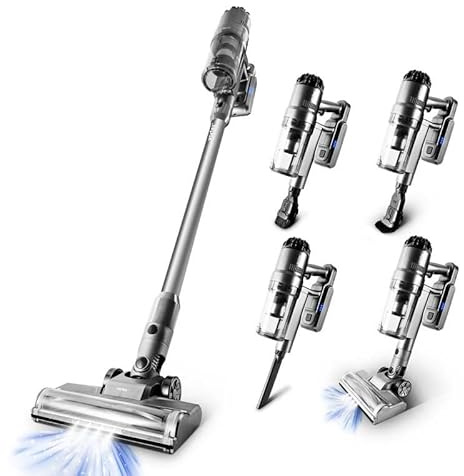 Vortex - Aspirateur Balai sans Fil - 135w - Autonomie 45min - Filtre Hepa - 2 Modes D'aspiration