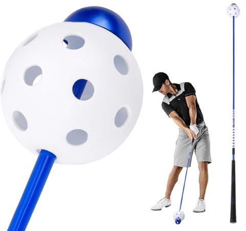 DACAIJIUWO Golf Swing Trainer, Leichter Golf Sound Swing Stick, Swing Trainingssimulator für Swing Speed Rhythm Training