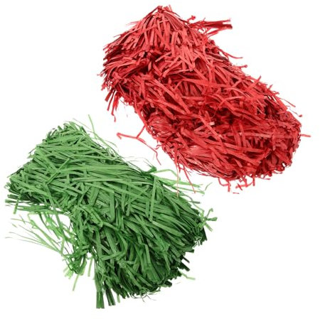 Lurrose 2packungen Papierschnipsel als Geschenkfüller Weihnachtstütenfüller und Korbfüller für Verpackungen Geschenkkörbe und Geschenkeboxen Füllung für Festivals und Geschenke