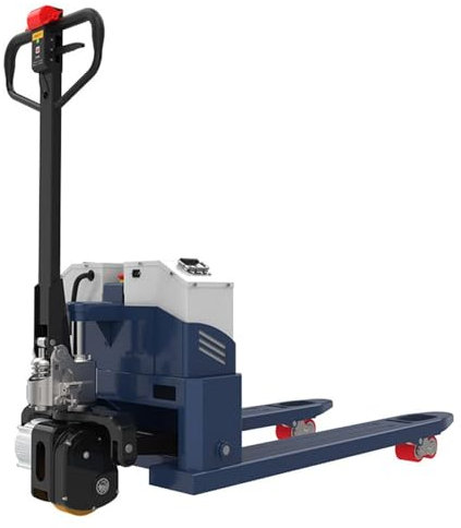 Transpalette- Transpalette électrique capacité 6600Lbs, transpalette alimenté par walkie, Batterie au Lithium, Camion for Espace étroit, Transpalette Industriel(55cm)