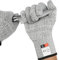 AUYAO Guantes Resistentes a Cortes, Guantes Anticorte Nivel 5 Protección, Guantes de Cocina Seguridad, Guantes de Trabajo, para Carnicero Jardín al Aire Libre Guantes Protectores, Corto 24cm