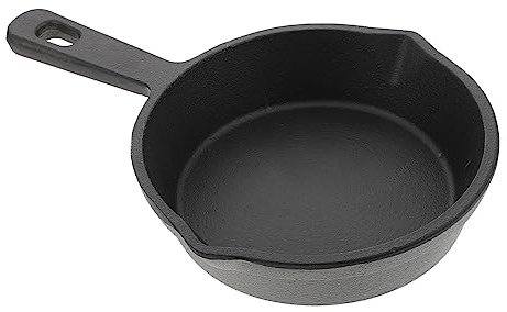 MAGICLULU Mini Sartén Antiadherente De Hierro Fundido Para Panqueques Apta Para Estufas De Leña y Gas