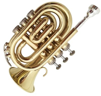 Anfänger Trompete Mini-Trompete Musikinstrument in B-Dur geeignet für Anfänger