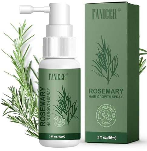 60ml Serum Pousse Cheveux,Huile Pousse Cheveux De Romarin, Favorise la Pousse des Cheveux,La Croissance Des Cheveux,Convient Aux Hommes et Aux Femmes,Facilité d'utilisation