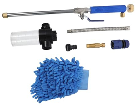 Toyvian 1set High Pressure Washer Cleaning Kit Garden Sprayers and Towel for Car and Outdoor Use Set Random Car Cleaning Gloves