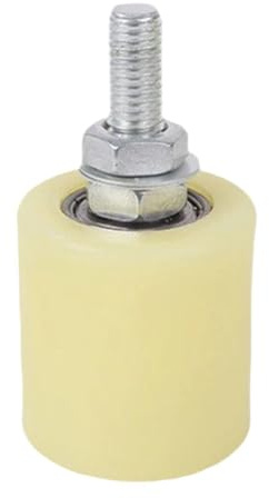 Rullo Guida per Cancello Scorrevole Puleggia di Guida Ruota a Rullo E Supporto con Cuscinetto a Sfere in Metallo Rinforzato Adatto per Manutenzione D, 50x50 Mm