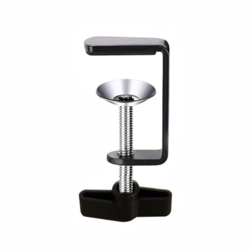 C-Clamp, Adjustable Screw Wood Clamp with Black Plastic Handles, Heavy Duty Steel C Clamp Industrial Strength C Clamps for Woodworking Welding Mounting Building (Black)