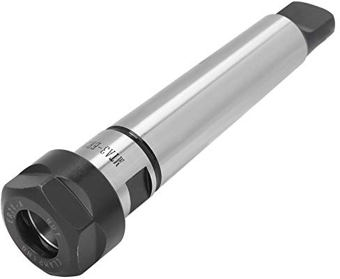 KIMISS Portabrocas Cónico Morse MTA3-ER32, Acero Al Carbono de Precisión para Fresado CNC y Piezas de Torno M12 (MTA3-ER20)