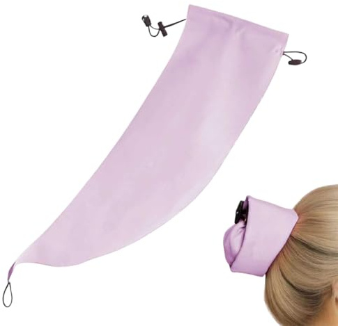 Vattentätt hårskydd, justerbar - duschmössa för hästsvans 56 x 15 cm, för flickor gym simning smink resa dreadlocks flätor