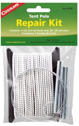 Relags Reparaturset Coghlans Zeltgestänge Reparatur Set, Mehrfarbig, One Size, 380194