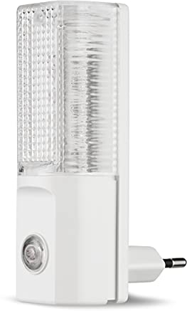 REV Nachtlampe, LED Nachtlicht Dämmerungsautomatik, 5 LEDs, 10 Lux, weiss