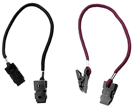 Milageto 2X Golf Radfahren Angeln Sonne Schutz Hut Wind Lanyard Cord Clips Seil für Kinder Erwachsene ältere Menschen