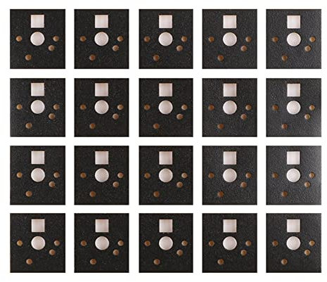 120 PCS Mechanical Keyboard Switch Film, Keyboard Switch Pads Switches Silencer Pad Keyboard Switch Stabilizer Sound Noise Dampener Reduction Foams Keyboard Switch Paper Shaft Sheet Films (PE)