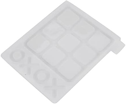 Barabesty Zéros et Croix Silicone Moule 3D Planche d'échecs Moule DIY Résine époxy Moule B uf Échecs Moule Fabrication Outil S
