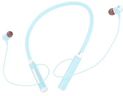 Écouteurs Tour de Cou BT 5.2, écouteurs Magnétiques sans Fil, écouteurs de Sport Stéréo Ergonomiques Améliorés étanches IPX5 avec Boutons Multifonctions pour l'exercice (Bleu)