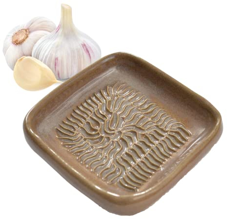 Finlandia ANCKERAMIC® - Rallador de cerámica como rallador de nuez moscada, rallador de ajos, rallador de jengibre, fabricado en Finlandia (nogal)