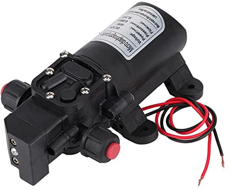 Bomba de Agua de Alta Presión DC 12V, Autocebante 116Psi para Caravana, Camping, Barco, Ideal para Suministro de Agua y Limpieza Al Aire Libre