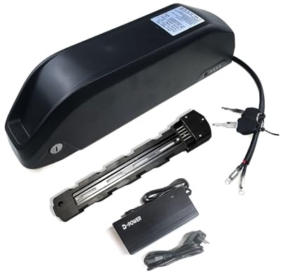 BAFANG E Bike Akkus (A Grade-Zelle) 36V 48V 52V 13Ah 19,2Ah 20Ah 24Ah Elektrofahrrad Lithium Ionen Batterie mit Ladegerät für 250W 350W 500W 750W 1000W 1500W Mittel- und Radmotoren