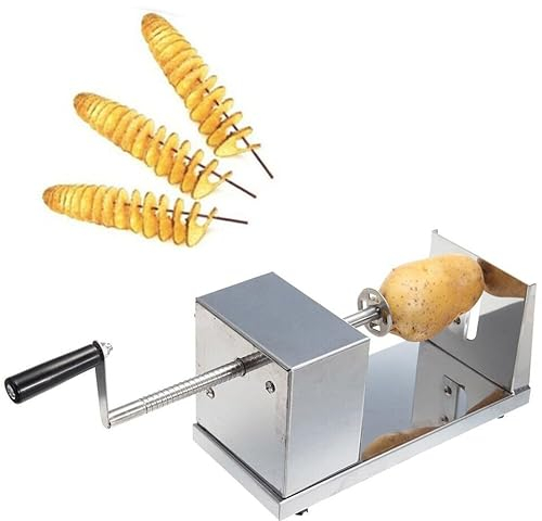 EdelstahlSpiral Kartoffelschneider Gemüse Twister Kartoffelschneider Kartoffelschneider Obstschneider 3 Spiralschneider Multifunktionsschneider