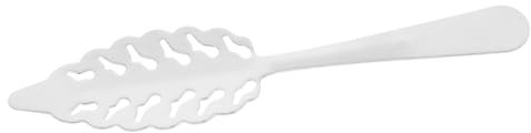 TOPPERFUN Cuchara De Ajenjo De Acero Inoxidable Diseño Filtrante Para Bebidas Cucharón Multifuncional Para Filtrar Impurezas y Azúcar Cócteles Para Uso Bares y Fiestas