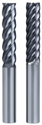 6 Nuten Fräsen HRC60 Hartmetall-Schaftfräser 6 8 10 12 mm Fräser Legierungsbeschichtung Wolframstahl Schneidwerkzeug CNC-Bearbeitung Schaftfräser Wendeschneidplatten(D10x40xd10x100L)