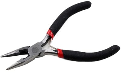 1 Piece Stainless Steel Needle Nose Pliers Making Hand Tool(M7-20)