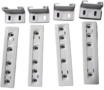 Fridge Door Slide Rail Mounting Kit Refrigerator Door Sliding Guide Integrated Cupboard Built In Kit