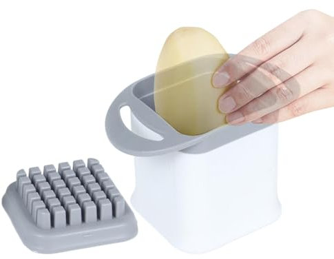 Cortador de verduras manual para patatas, cortador de patatas fritas, cortador de patatas de mano, multiusos, cortador de verduras, zanahorias domésticas para patatas, frutas, champiñones, cebollas