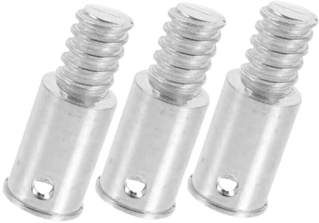 Toddmomy Gewindegriff Ersatz 19mm Gewindekopf aus Aluminiumlegierung 3 Stück Vielseitiger Besenstielverbinder mit Verstellbarer Länge für Teleskopstangen