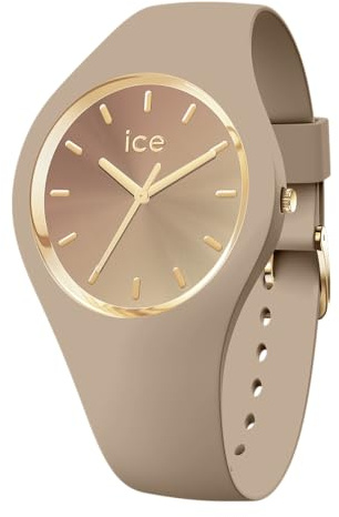 ICE-WATCH - Ice Sunset Warm Taupe - Braune Damenuhr mit Silikonarmband - 024984 (Medium)