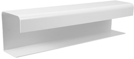 SOIMISS Organizador De Cables para Escritorio y Bandeja Gestión Cables Debajo Escritorio Sin Perforaciones 40 Cm Blanco Soporte para Estantes De Tablones De Andamio Uso Oficina Hogar 2024