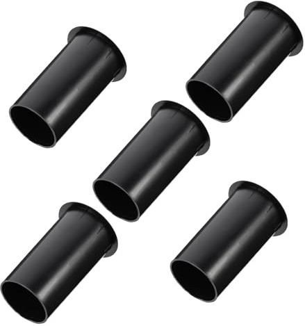 BESPORTBLE 5 Pezzi Tubo Porta Altoparlante in Plastica Nero Tubo Bass Reflex per Subwoofer Resistente e Antischizzo Accessorio per Migliorare Bassi Altoparlanti Domestici Portatili e
