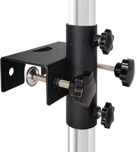 Support de Parapluie pour Terrasse - Pied de Parasol Monté sur Rail, Système de Fixation Gain de Place, Structure Résistante aux Intempéries, Mécanisme de Poignée Robuste | Demande De Jardin