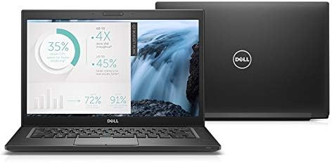 Dell Latitude 7480 Ordinateur Portable Professionnel, écran FHD 14 Pouces (1920 x 1080), Intel Core i5-7300U, 8 Go de RAM, SSD de 256 Go, Clavier QWERTY américain, Windows 11 Pro (reconditionné)