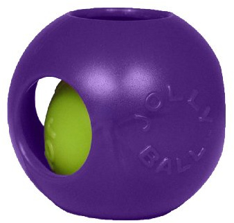 Jolly Pets JOLL042D Hundespielzeug - Teaser Ball, 20 cm, violett