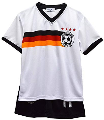 Standard fotboll sommarshorts pojkar nya flickor toppväst set storlek ålder 2-14 år BNWT