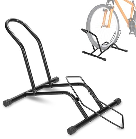 Peviasot Cavalletto per bicicletta, autoportante, adatto per tutte le ruote anteriori o posteriori, portabiciclette autoportante da 16 a 29 pollici, supporto per bicicletta, stabile