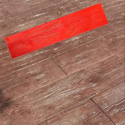Stampi per Cemento Timbro Realistico in Legno per Cemento, Stampo Robusto in Poliuretano per Pavimenti in Cemento Effetto Legno, Tappetini Decorativi per Texture in Cemento