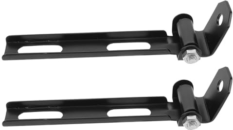 IMIKEYA 2 soportes de bisagra para asiento individual de motocicleta con soporte giratorio - Componentes de montaje delantero ajustables - Accesorios para asientos de motocicleta