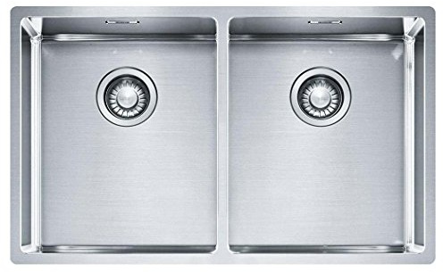 Franke 127.0370.188 fregadero de cocina con doble de acero inoxidable Bowl – gris