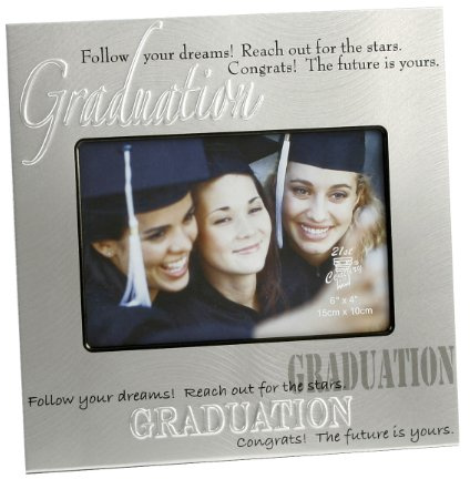 Oaktree Gifts Aluminium Graduation Photo Frame 6 x 4